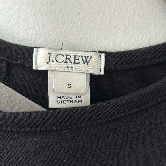 J.Crew black long tank top size small keyhole back - Picture 6 of 7